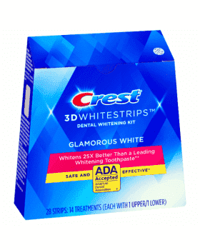 CREST 3D White Whitestrips 3 Tones Glamorous White в Starcos